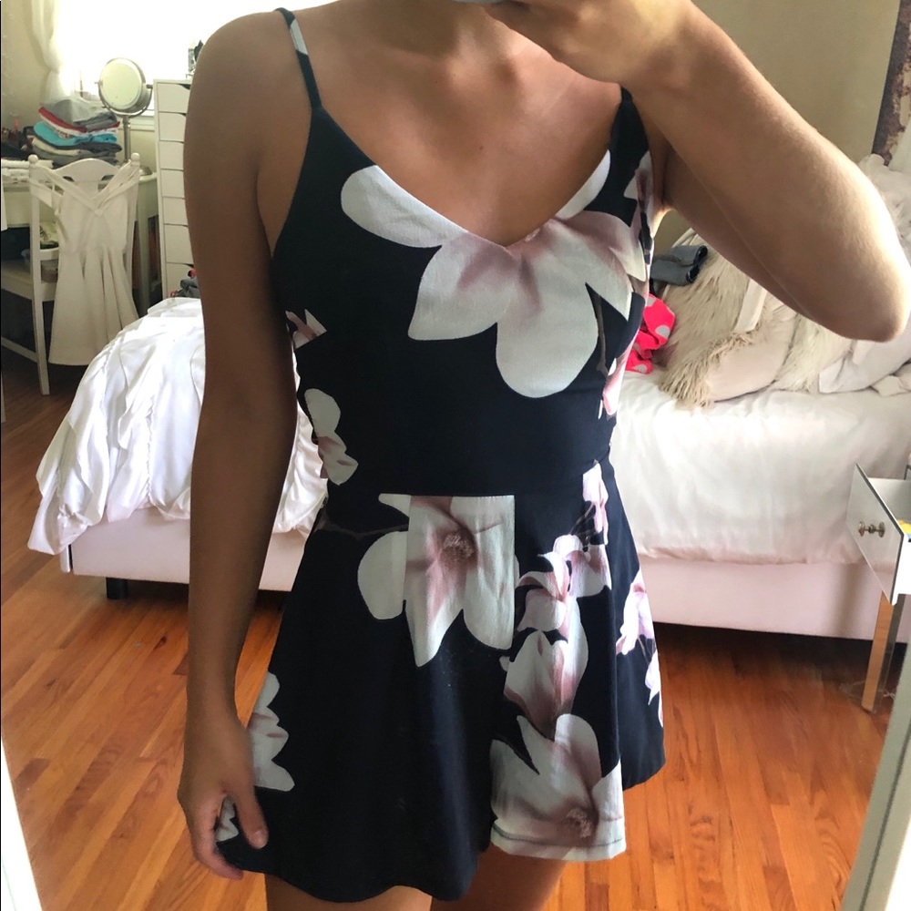 Hello Molly floral romper